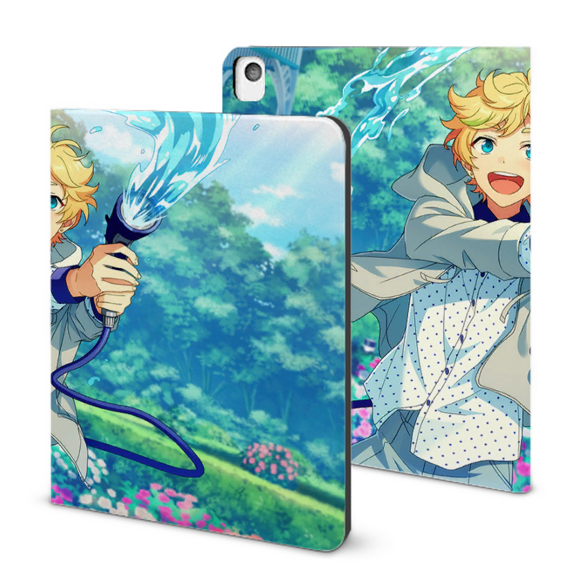 （画像用） あんさんぶるスターズ! Ensemble Stars IPadケース ペンホルダー付き ブックスタイルデザイン